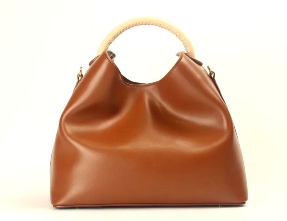Elleme Brown Madeleine leather Structured Bag